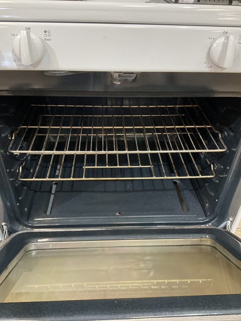 Ge Natural Gas Stove 30inches (White) 