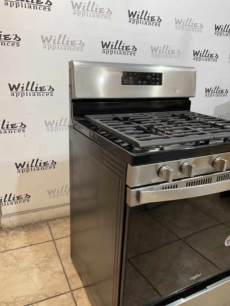 Whirlpool Natural Gas Stove 30inches (Stainless Steel) 