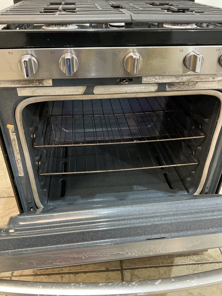 Whirlpool Natural Gas Stove 30inches (Stainless Steel) 