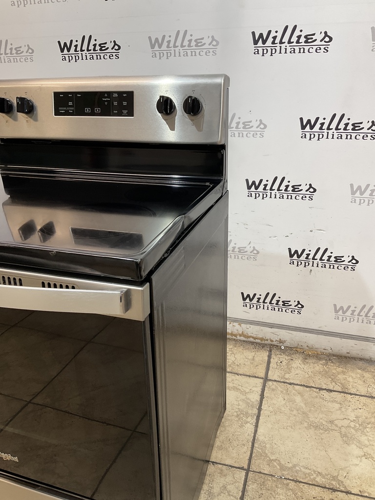 Whirlpool Electric Stove 220volts (40/50 AMP) 30inches {no cord} (Stainless Steel) 