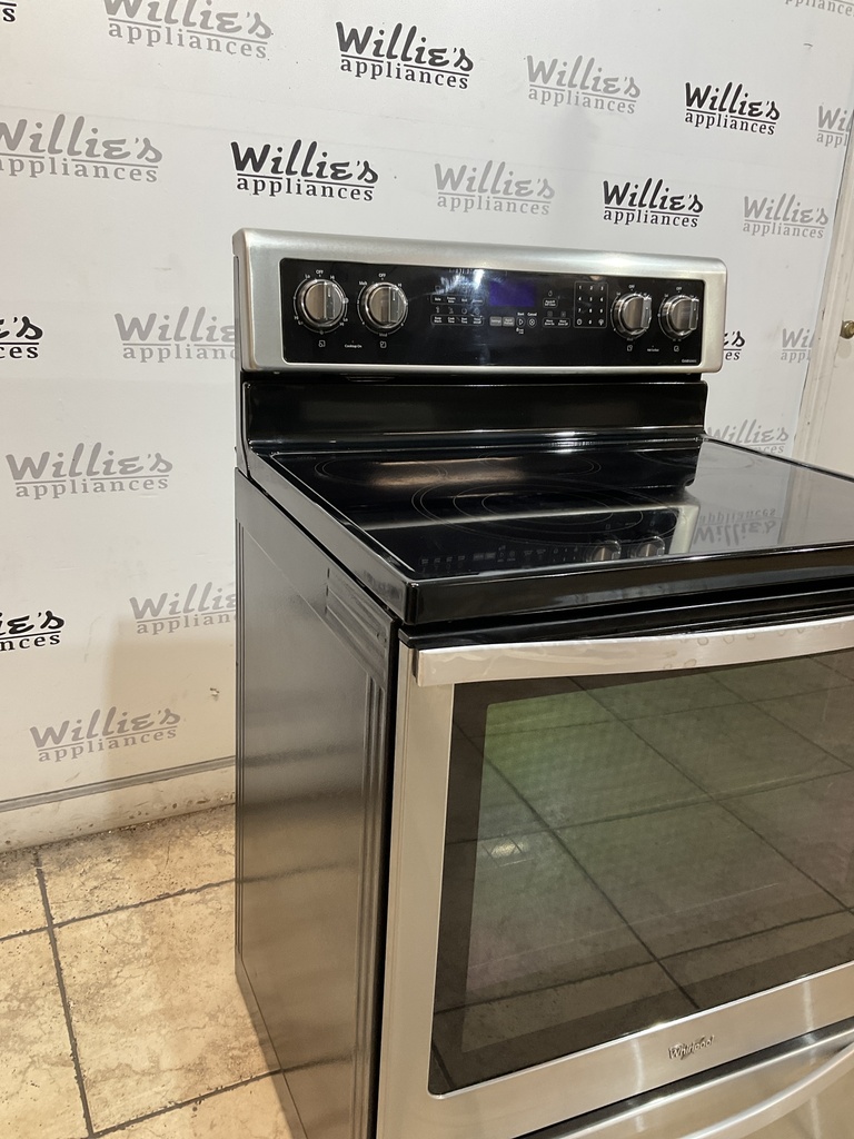 Whirlpool Electric Stove 220volts (40/50 AMP) 30inches {no cord} (Stainless Steel) 