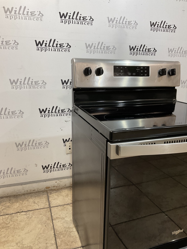 Whirlpool Electric Stove 220volts (40/50 AMP) 30inches {no cord} (Stainless Steel) 