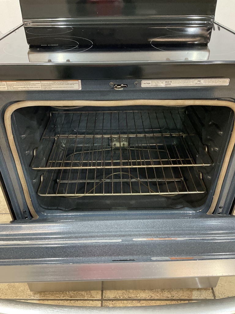 Whirlpool Electric Stove 220volts (40/50 AMP) 30inches {no cord} (Stainless Steel) 