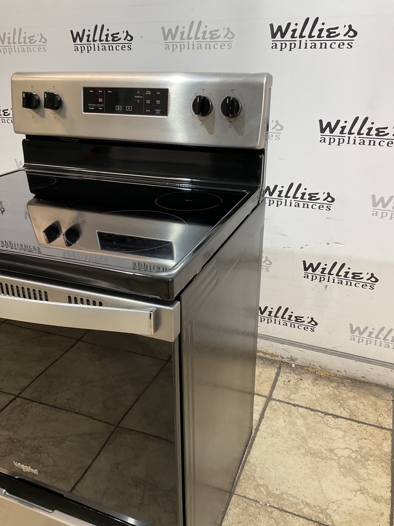 Whirlpool Electric Stove 220volts (40/50 AMP) 30inches {no cord} (Stainless Steel) 