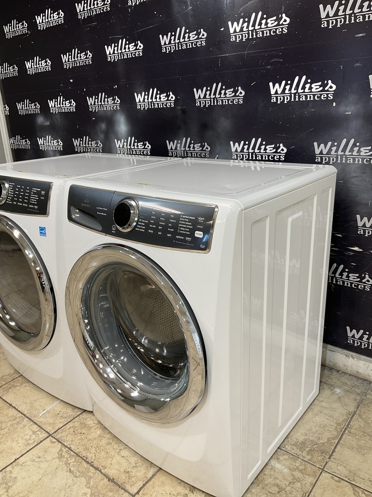 Electrolux Natural Gas Set Washer/Dryer Front-load 27inches (White)  