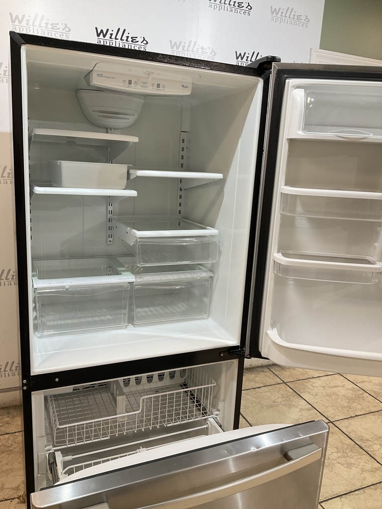 Whirlpool Top and Bottom Mount 33x69 1/2” (stainless Steel) 