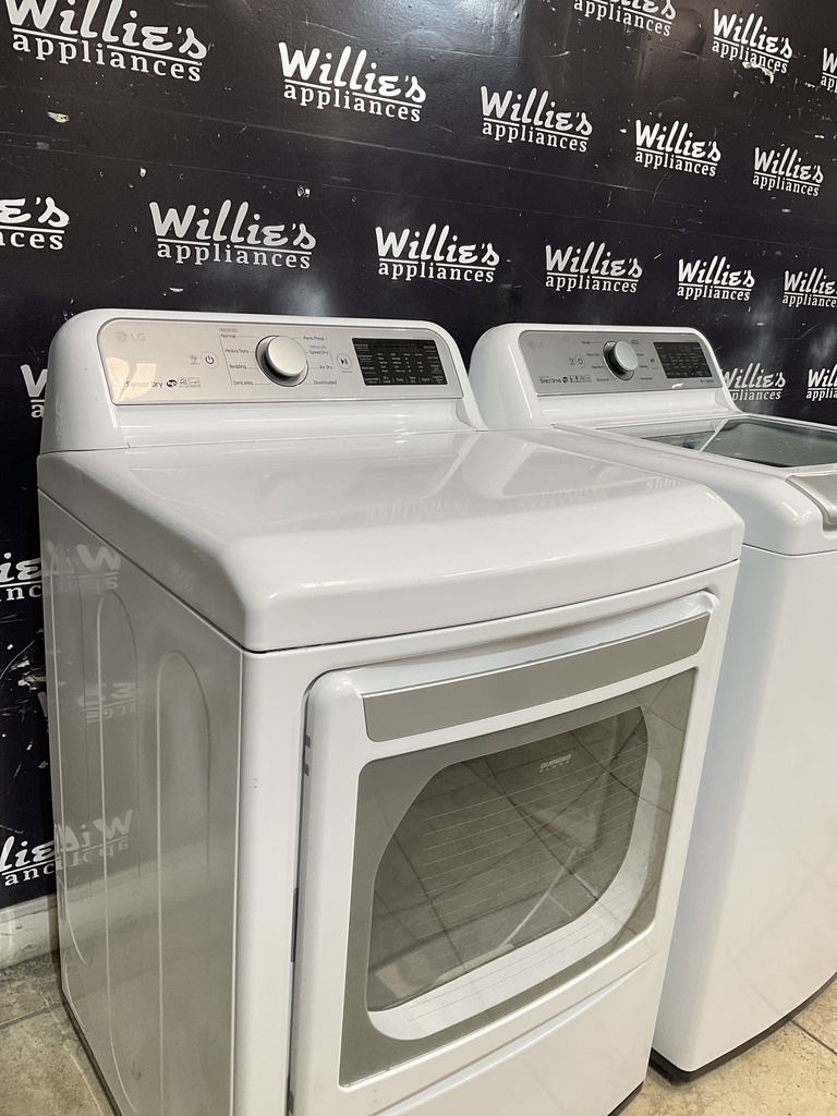 Lg Electric Set Washer/Dryer 220volts (30 AMP) 27inches {3 prong} (White)