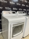 Lg Electric Set Washer/Dryer 220volts (30 AMP) 27inches {3 prong} (White)
