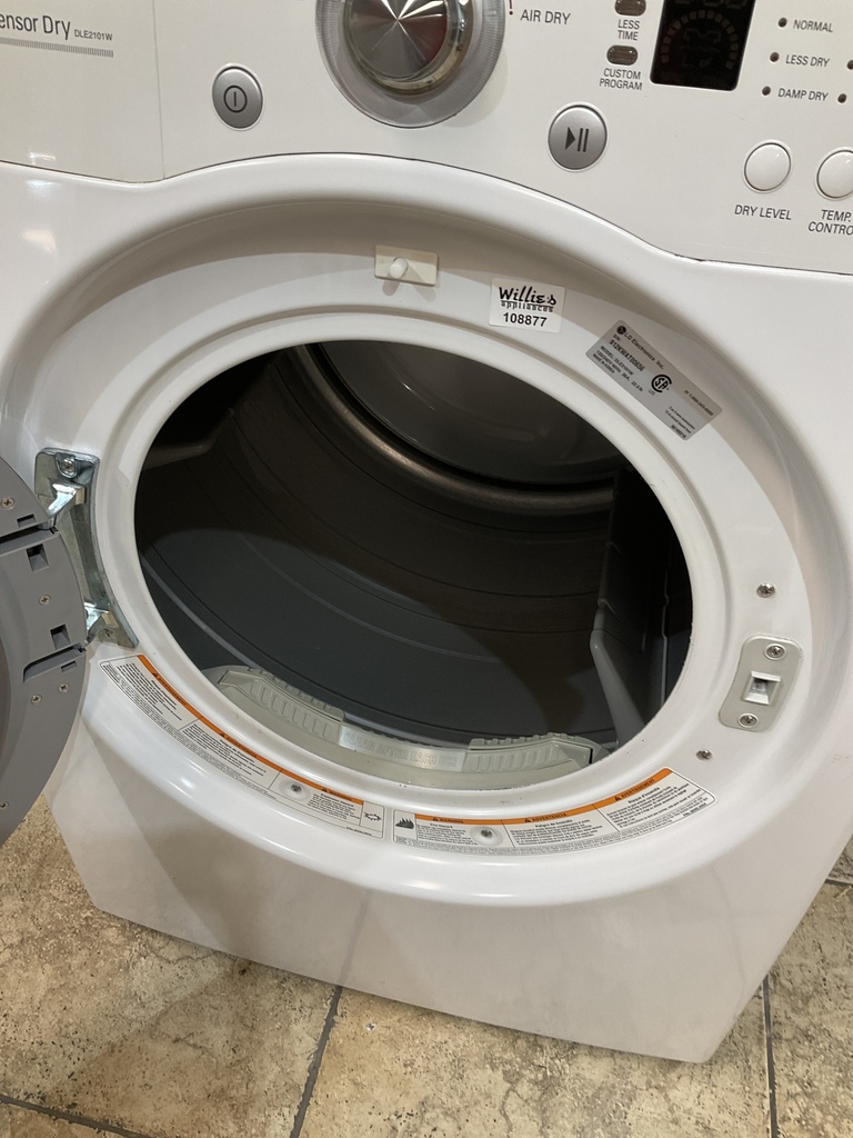 Lg Electric Dryer 220volts (30 AMP) 27inches {3 prong} (White)