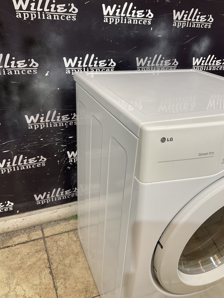 Lg Electric Dryer 220volts (30 AMP) 27inches {no cord} (white) 