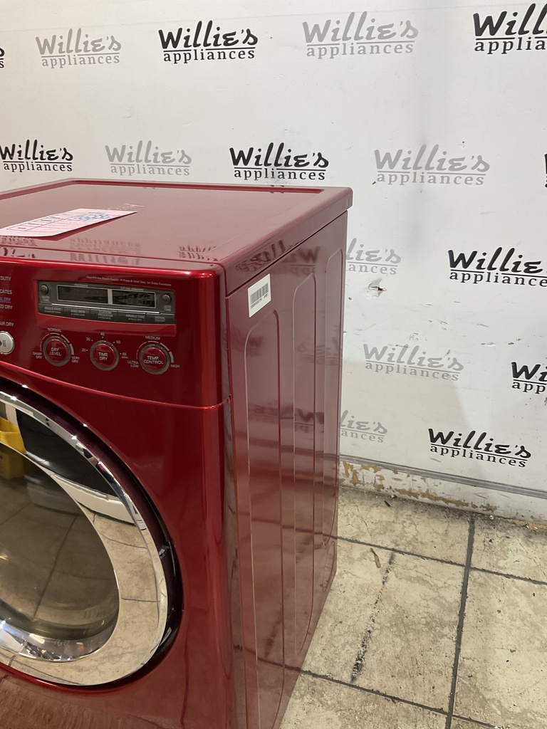 Lg Natural Gas Dryer 27inches (Red) 