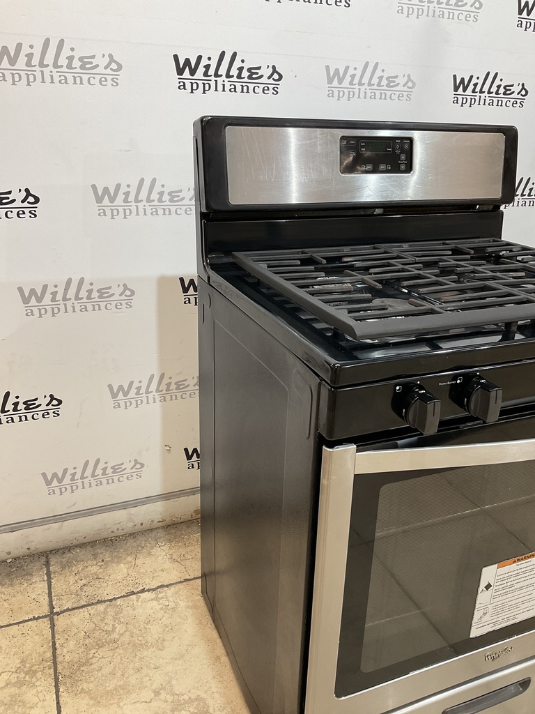 Whirlpool Natural Gas Stove 30inches (Stainless Steel)