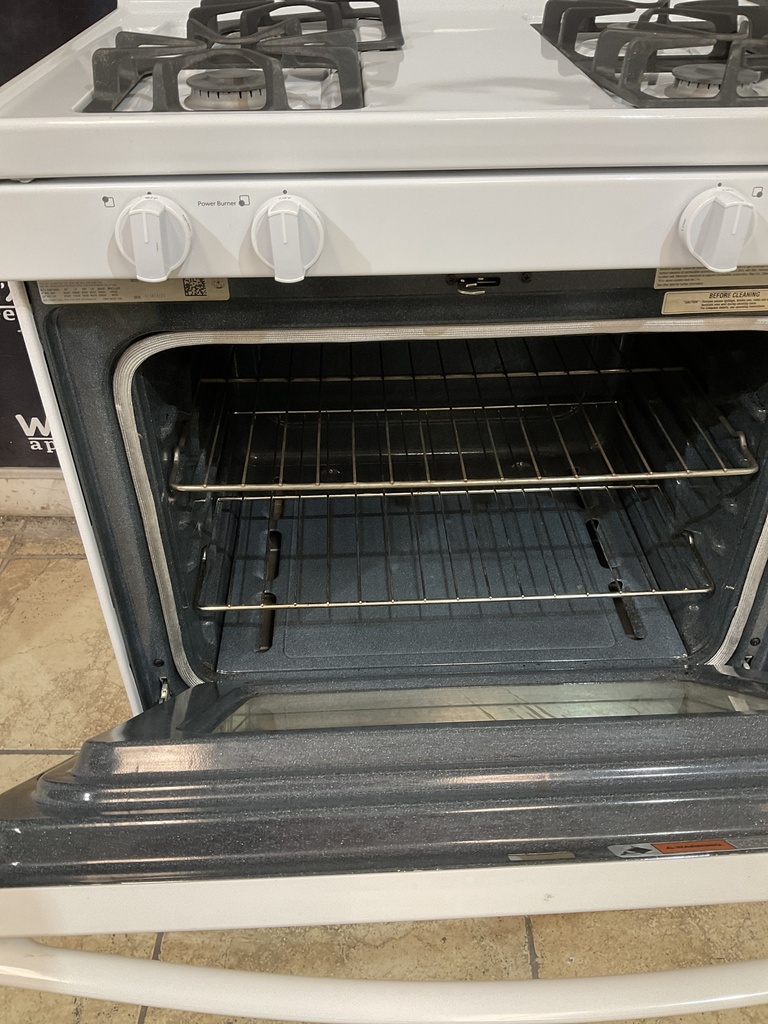 Whirlpool Natural Gas Stove 30inches (White) 