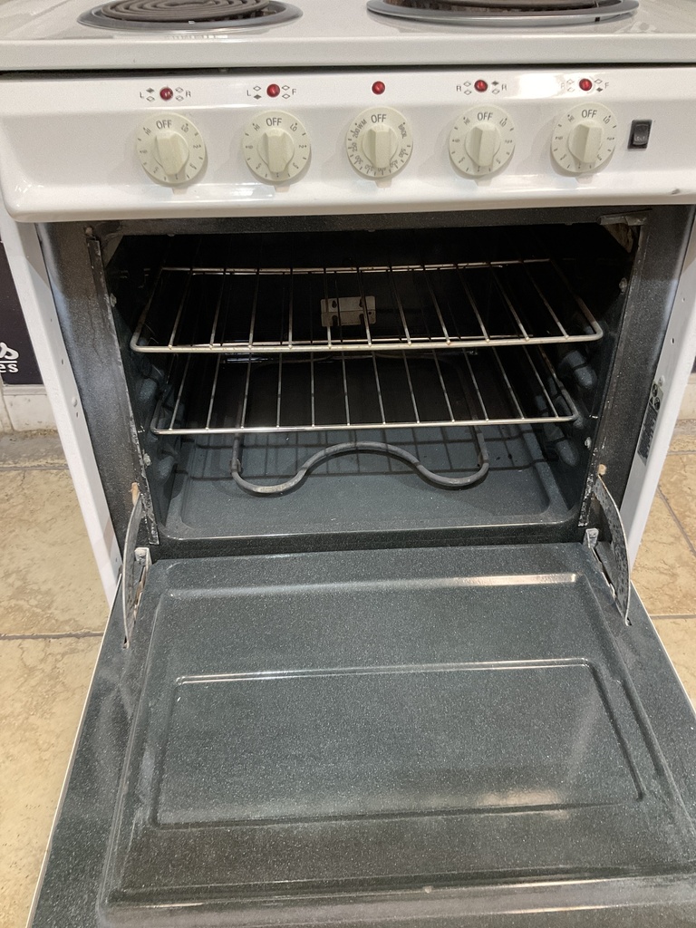 Summit Electric Stove 24inches {4 prong} (white)