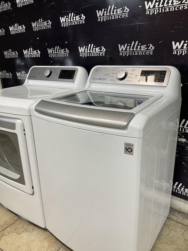 Lg Electric Set Washer/Dryer 220volts (30 AMP)  27inches {3 prong} (White) 