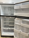 Ge Refrigerator Top and Bottom 30x67 (Stainless Steel) 