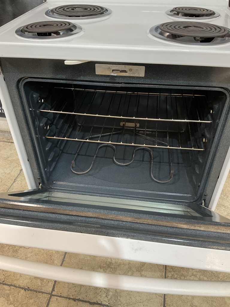 Ge Electric Stove 220volts (40/50 AMP) 30inches {4 prong} (white) 