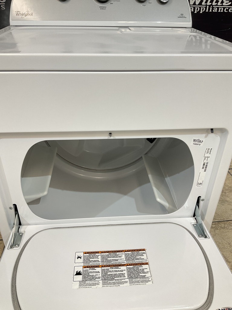 Whirlpool Electric Dryer 220 volts (30 AMP) 29inches { no cord} (White) 