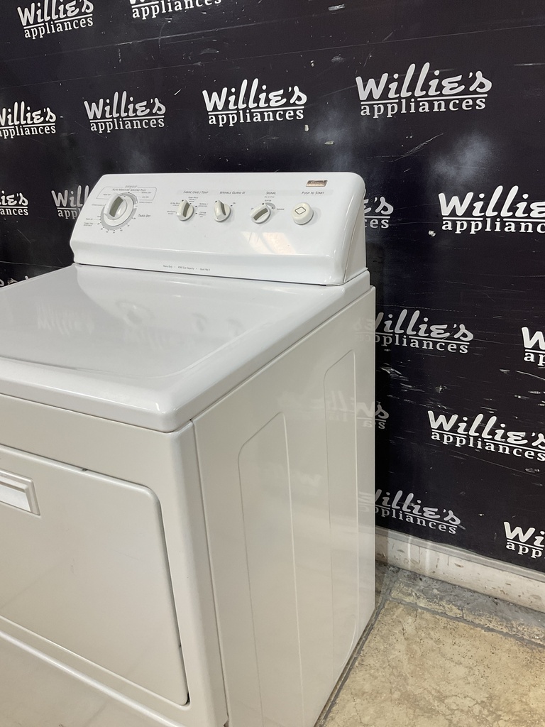 Kenmore Electric Dryer 220volts (30 AMP) 27inches {no cord} (White)