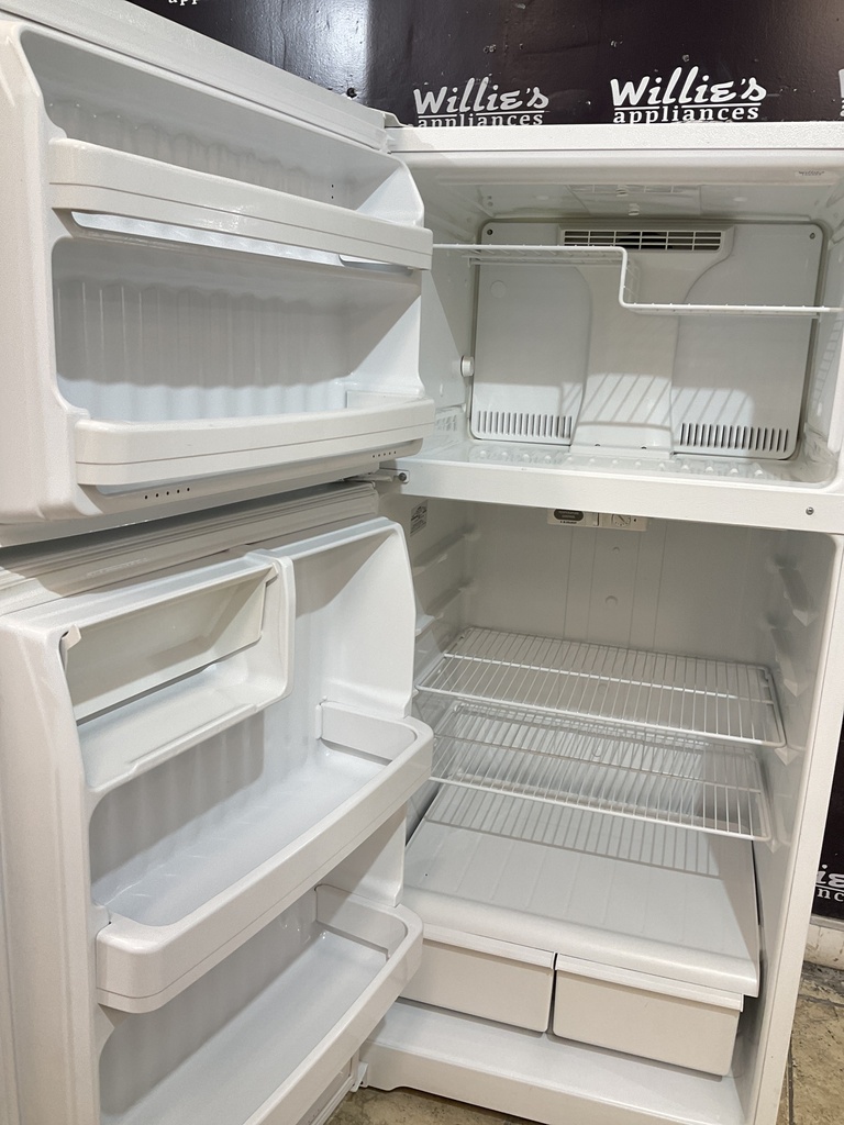 Hotpoint Refrigerator Top and Bottom 28x61 1/2”. (white) 