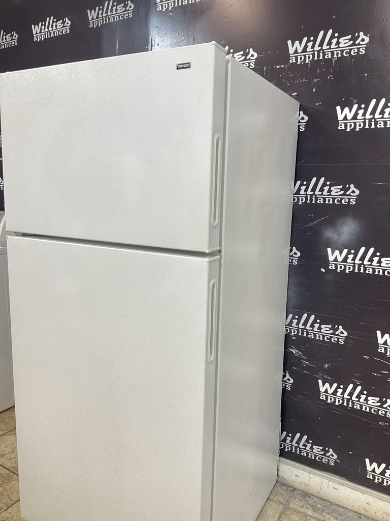 Hotpoint Refrigerator Top and Bottom 28x61 1/2”. (white) 