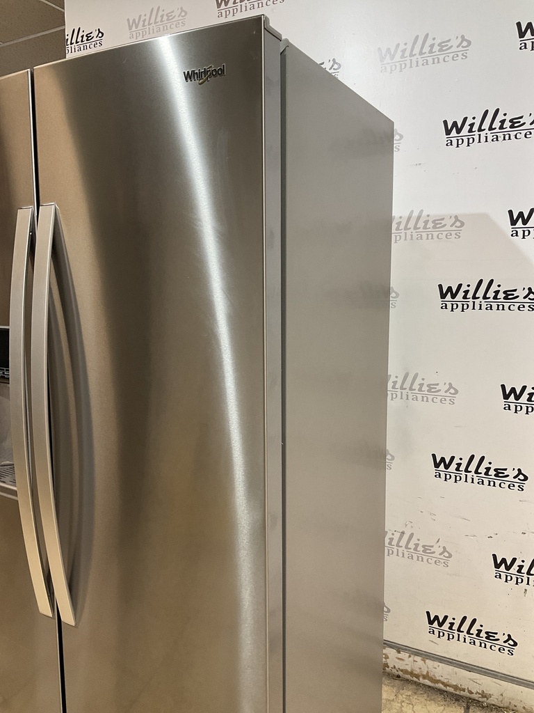 Whirlpool Refrigerator Top and Bottom 36x69 (Stainless steel) 