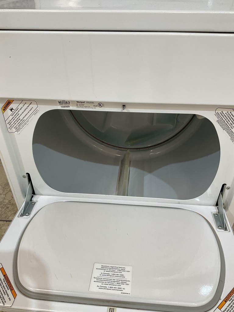 Whirlpool Electric Dryer 220volts (30 AMP) 29inches {3 prong} (White)