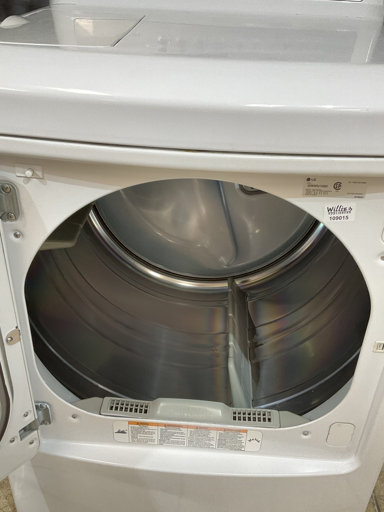 Lg Electric Dryer 220volts (30 AMP) 27inches {3 prong} (White) 