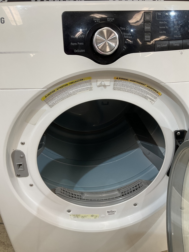 Samsung Electric Dryer 220volts (30 AMP) 27inches {3 prong} (White) 