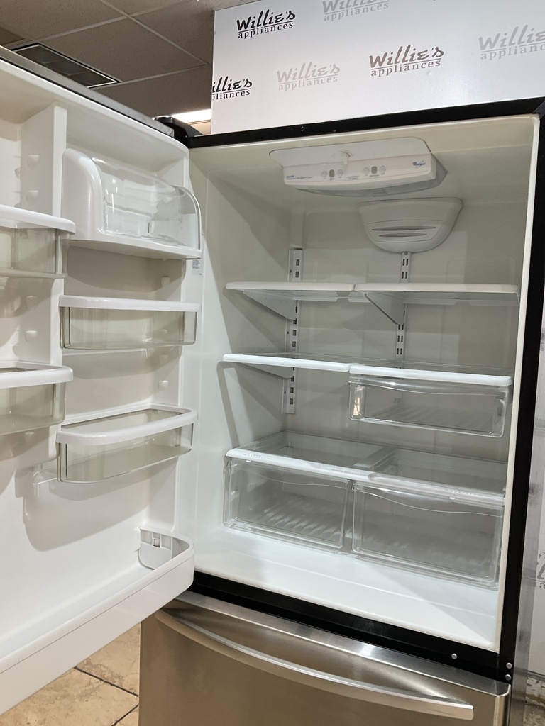 Whirlpool Refrigerator Top and Bottom Mount 33x70 (Stainless steel) 