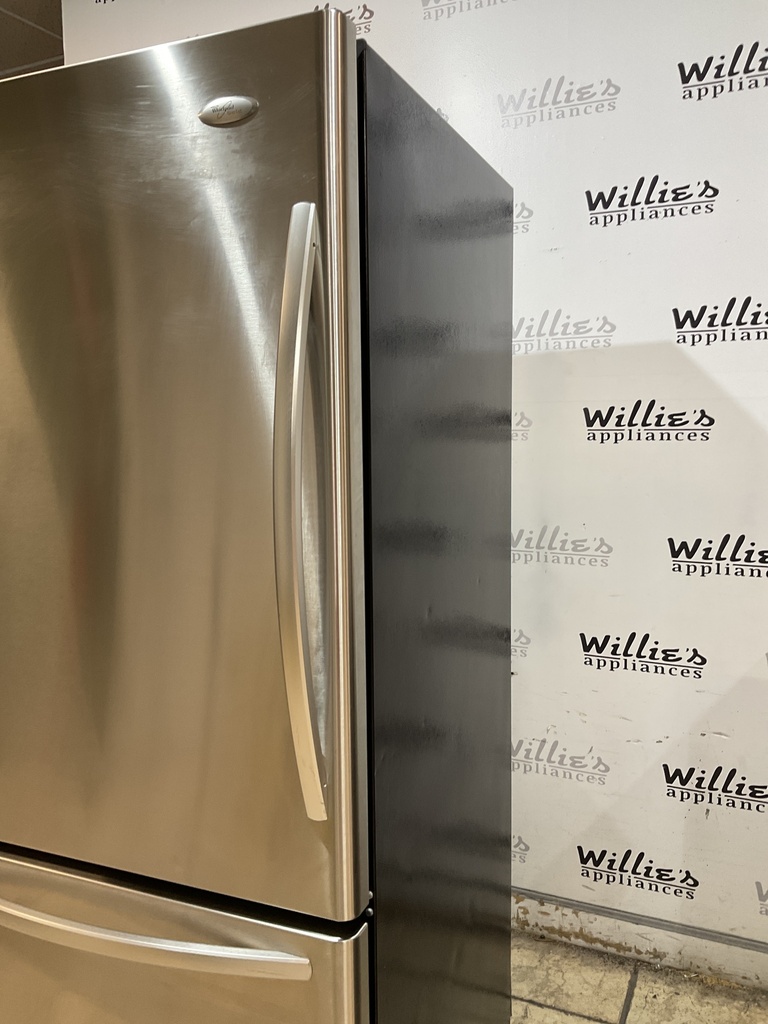 Whirlpool Refrigerator Top and Bottom Mount 33x70 (Stainless steel) 