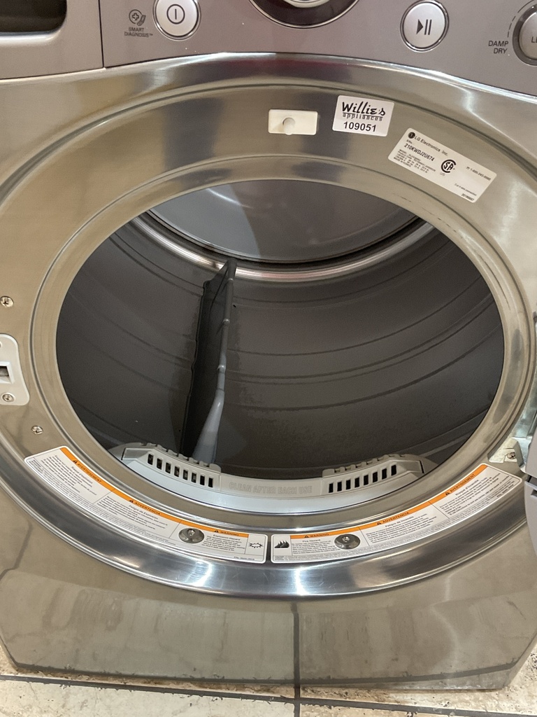 Lg Electric Dryer 220volts (30 AMP) 27inches  {3 prong} (Grey) 