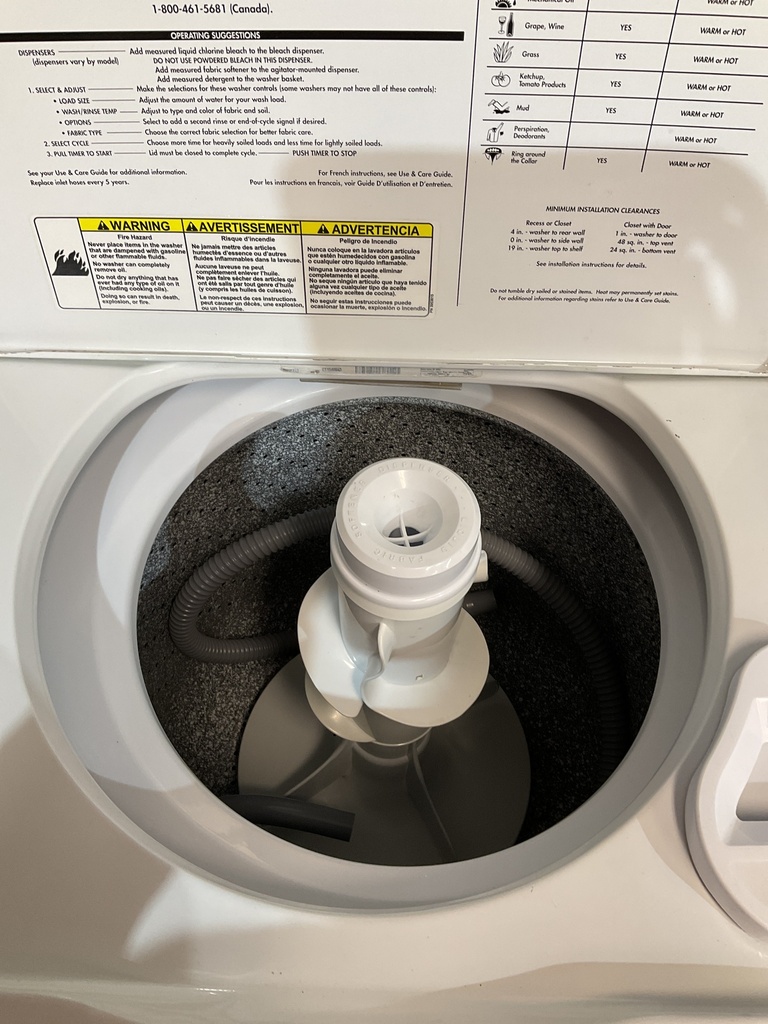 Whirlpool Washer Top-load 27inches (white) 