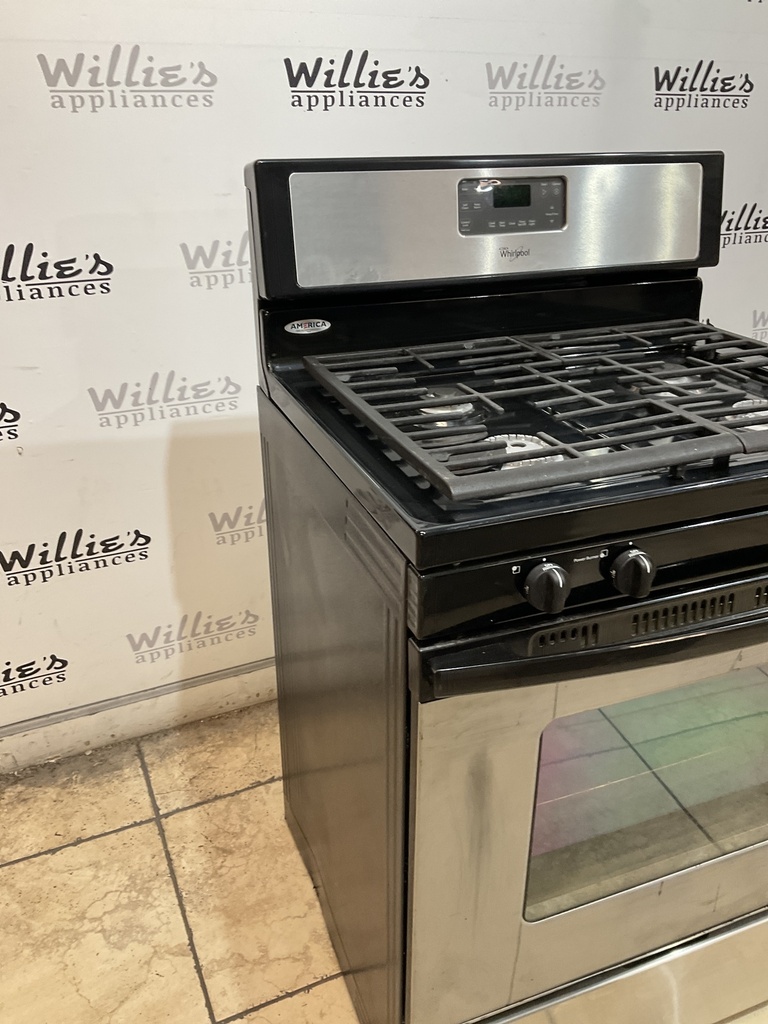Whirlpool Natural Gas Stove 30inches (Stainless Steel)