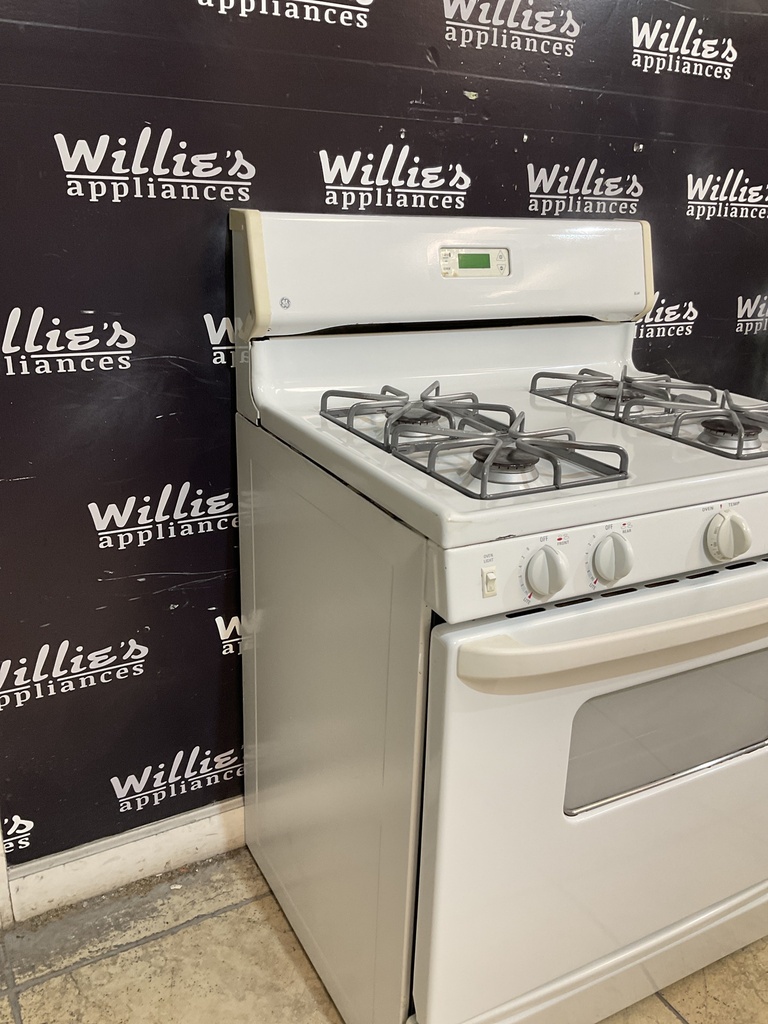 Ge Natural Gas Stove 30inches (White) 
