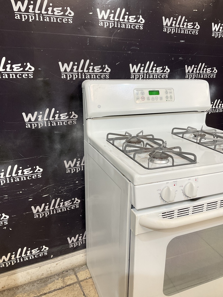 Ge Natural Gas Stove 30inches (White) 