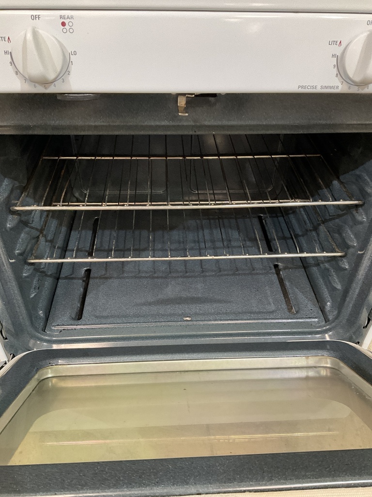 Ge Natural Gas Stove 30inches (White) 