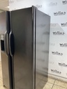 Ge Refrigerator Side by Side 34x67 1/2” (black) 