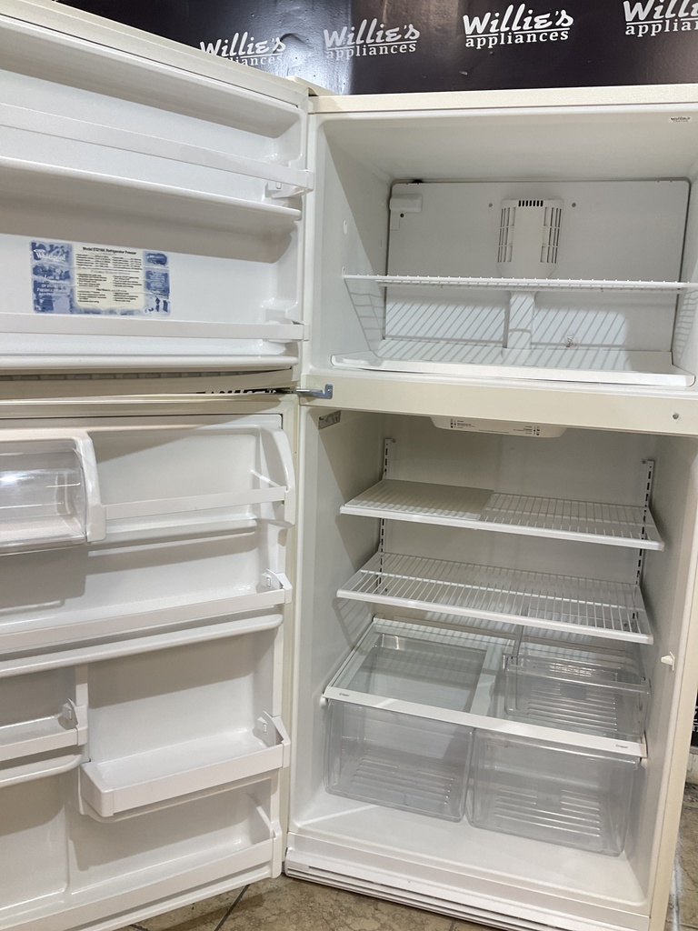 Whirlpool Refrigerator Top and Bottom 33x66 (Bisque) 