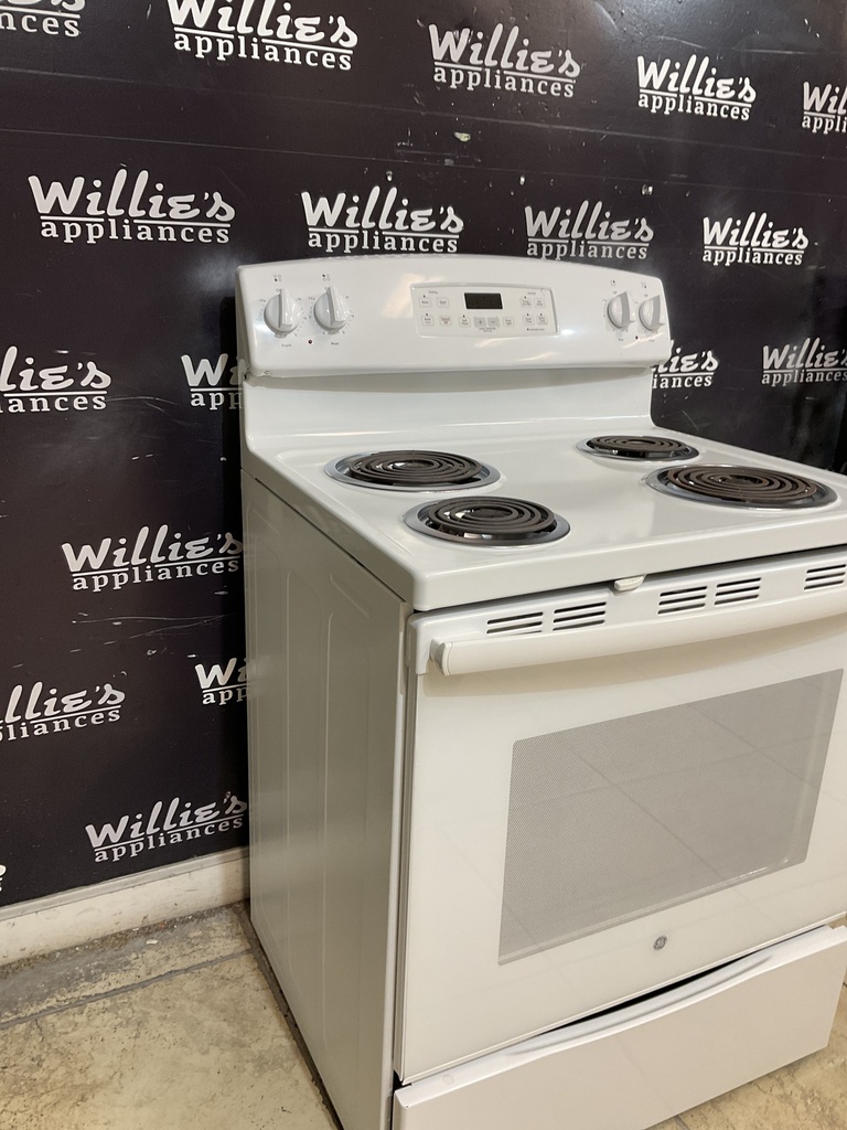 Ge Electric Stove 30inches {no cord} (White) 