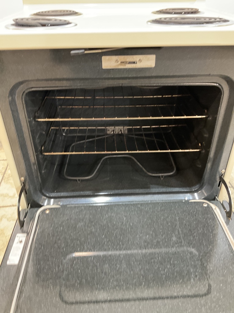 Hotpoint Electric Stove 30inches (bisque/Black) 