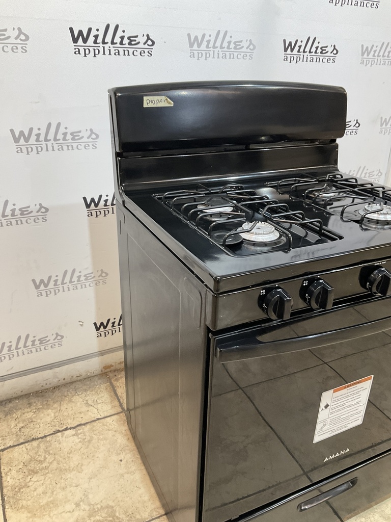 Amana Gas Propane Stove 30inches (Black) 
