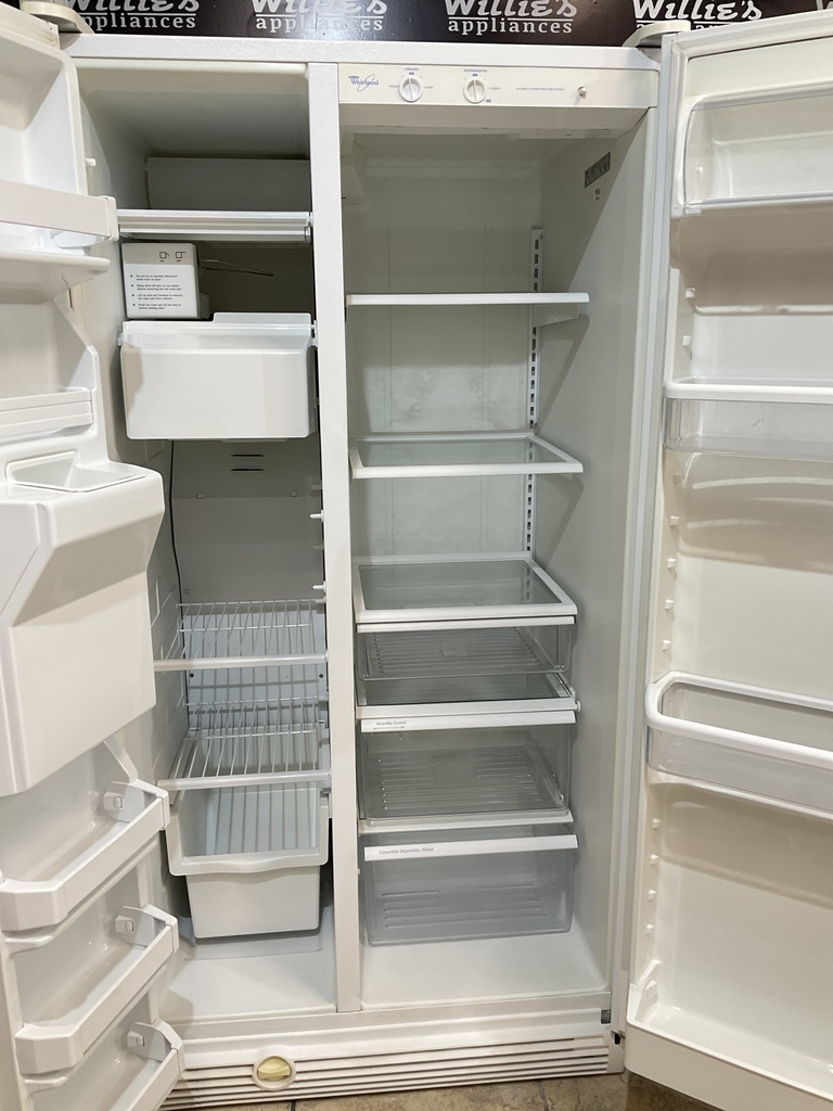 Whirlpool Refrigerator Side by side 36x69 1/2” (White)