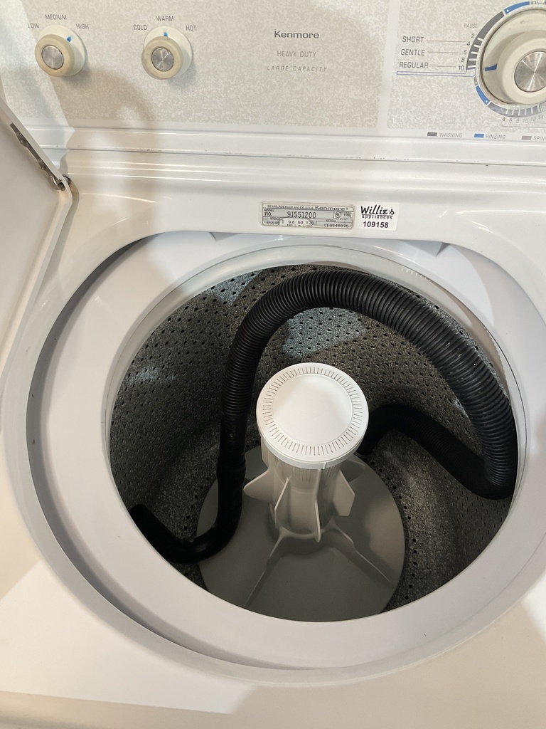 Kenmore Washer Top-load 27inches (white)