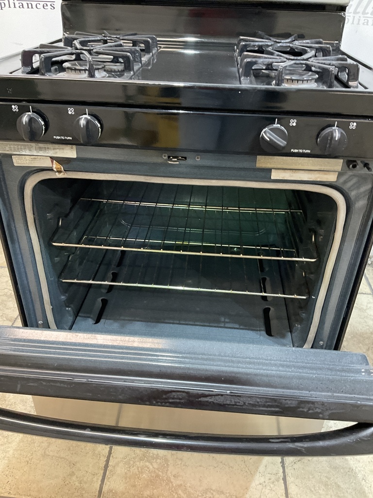 Whirlpool Natural Gas Stove 30inches (Stainless Steel) 
