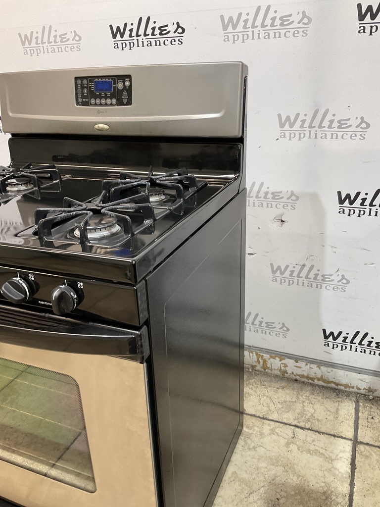 Whirlpool Natural Gas Stove 30inches (Stainless Steel) 