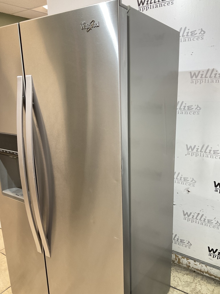 Whirlpool Refrigerator Top and Bottom 36x68 1/2” (Stainless Steel) 