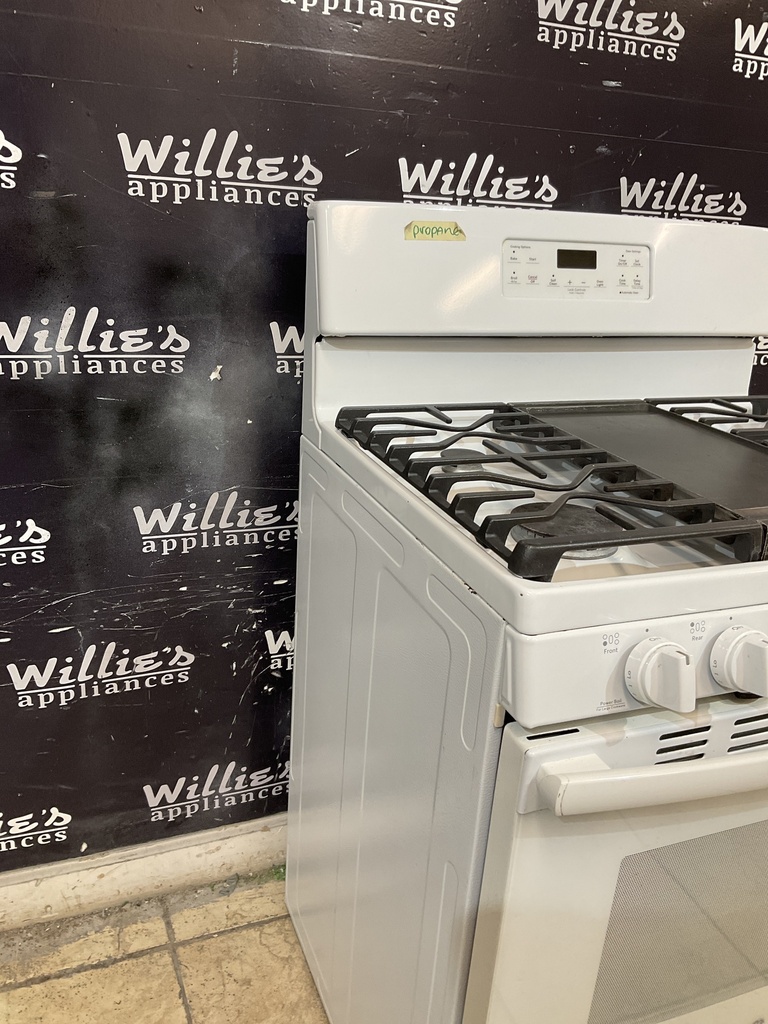 Ge Gas Propane Stove 30inches (White) 