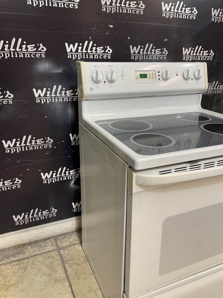 Ge Electric Stove 30inches {no cord} (White) 