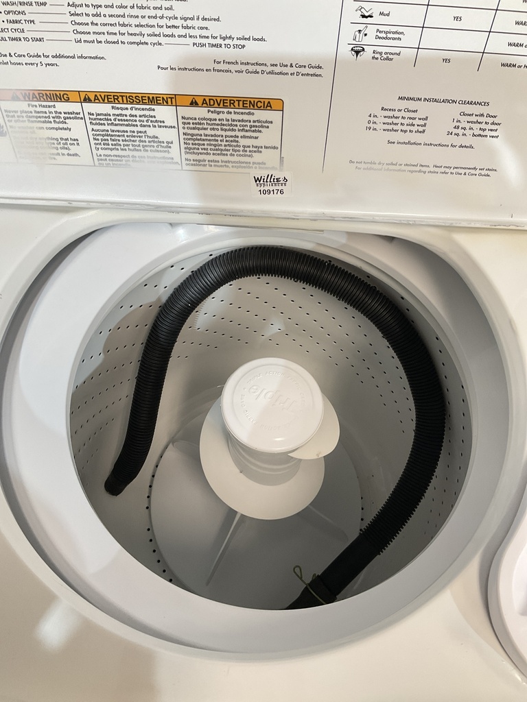 Whirlpool Washer Top-load 27inches (White) 